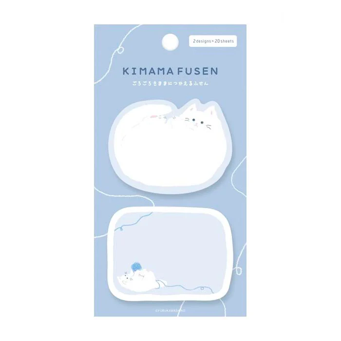 Furukawashiko | Notas Adhesivas Kimama Fusen Lounging Cat