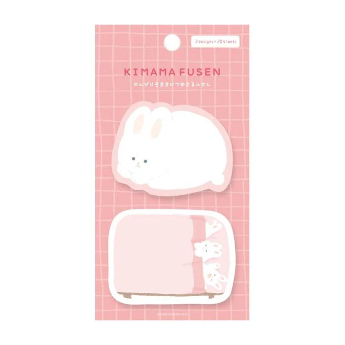 Furukawashiko | Notas Adhesivas Kimama Fusen Relaxing Rabbit