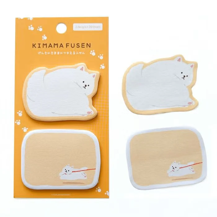 Furukawashiko | Notas Adhesivas Kimama Fusen Walking Dog - Image 2