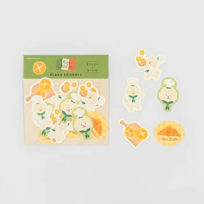 Furukawashiko | Pegatinas Flake Viva Italia Bread Dog - Image 2