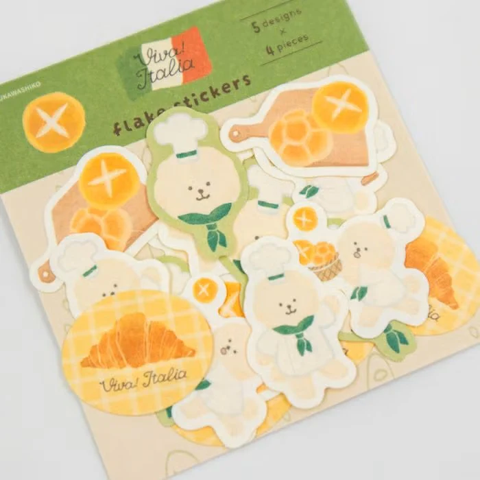 Furukawashiko | Pegatinas Flake Viva Italia Bread Dog - Image 3