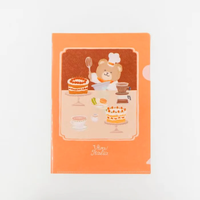 Furukawashiko | Portafolios A5 Viva Italia Dessert Bear