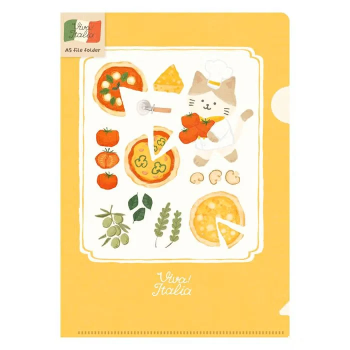 Furukawashiko | Portafolios A5 Viva Italia Pizza Cat - Image 2