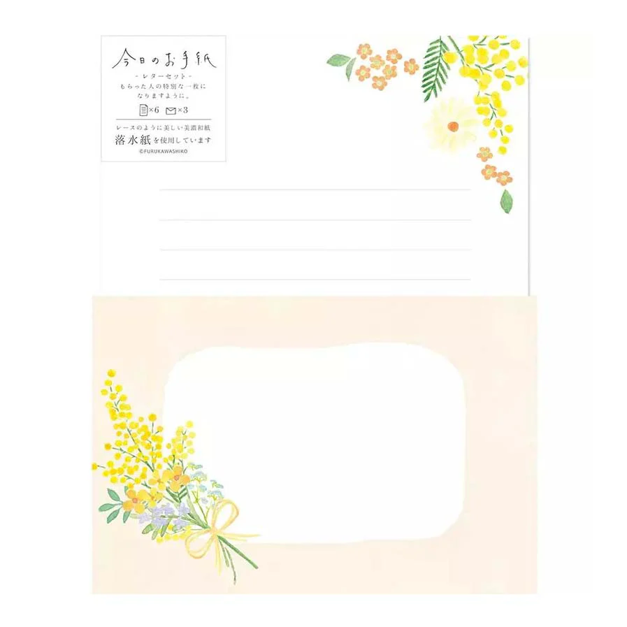 Furukawashiko | Set de Carta Today's Mimosa Bouquet