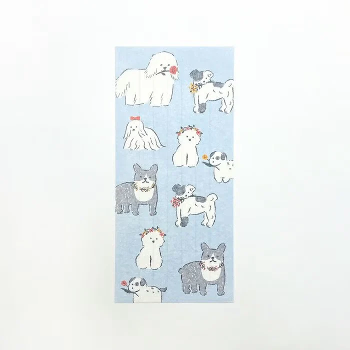 Furukawashiko | Set de Carta Vertical Today's White Dog - Image 3