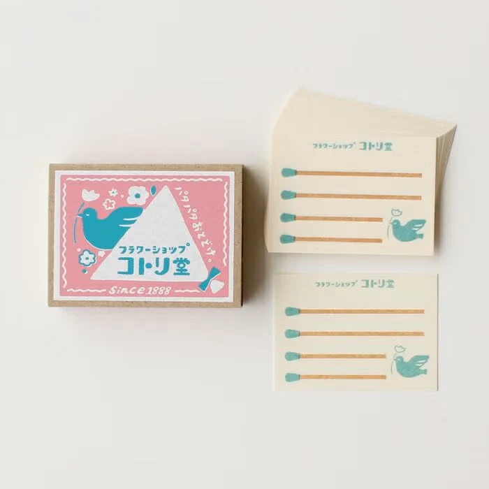 Furukawashiko | Tarjetones en Cajita Matchbox Bird Flower Shop - Image 2