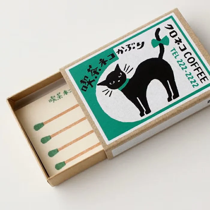 Furukawashiko | Tarjetones en Cajita Matchbox Cat Coffee - Image 5