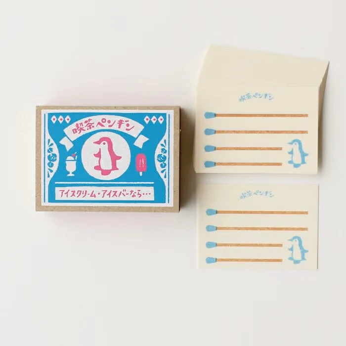 Furukawashiko | Tarjetones en Cajita Matchbox Penguin Cafe - Image 2