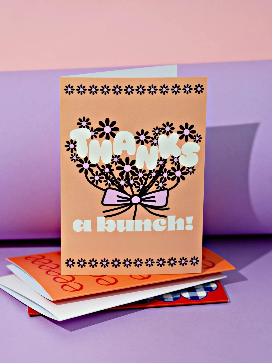Good Thanks Paper | Tarjeta de Felicitación Thanks A Bunch Flowers - Image 3