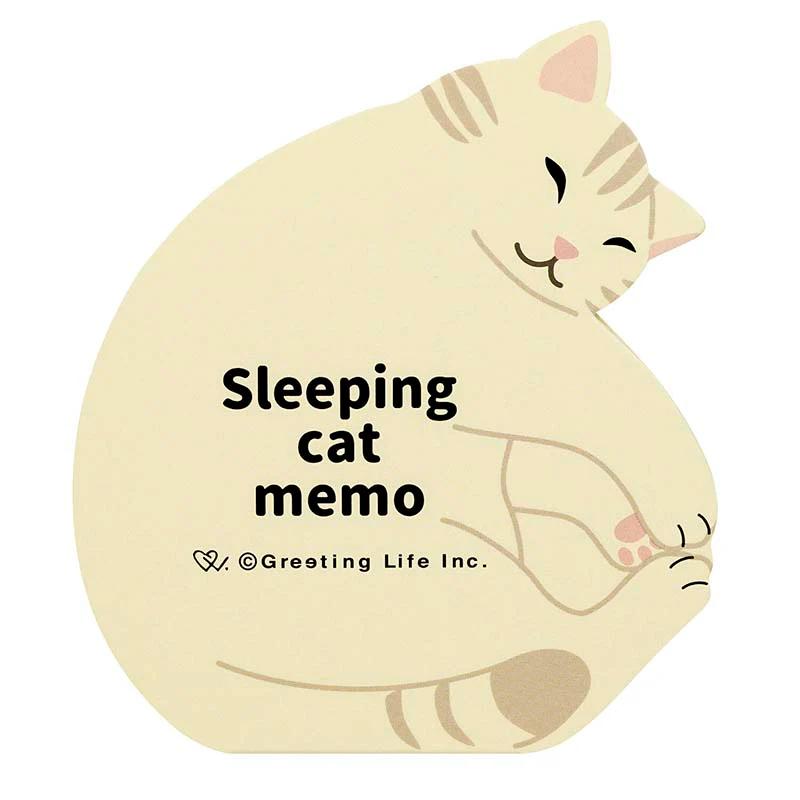 Greeting Life | Bloc de Notas Animal Sleeping Cat - Image 7