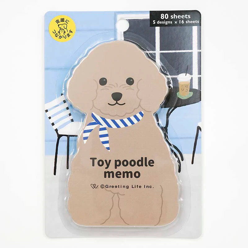 Greeting Life | Bloc de Notas Animal Toy Poodle