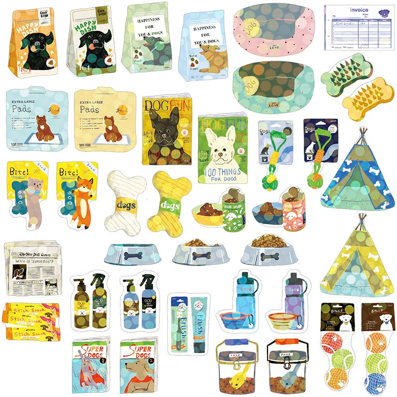 Greeting Life | Caja de Pegatinas Haco Dog Supply - Image 2