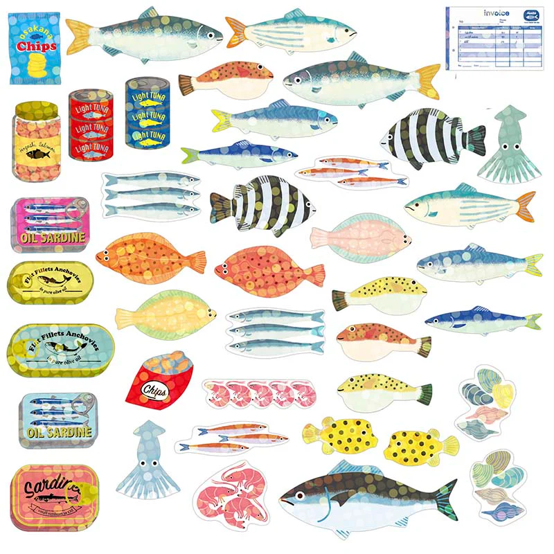 Greeting Life | Caja de Pegatinas Haco Fish - Image 2