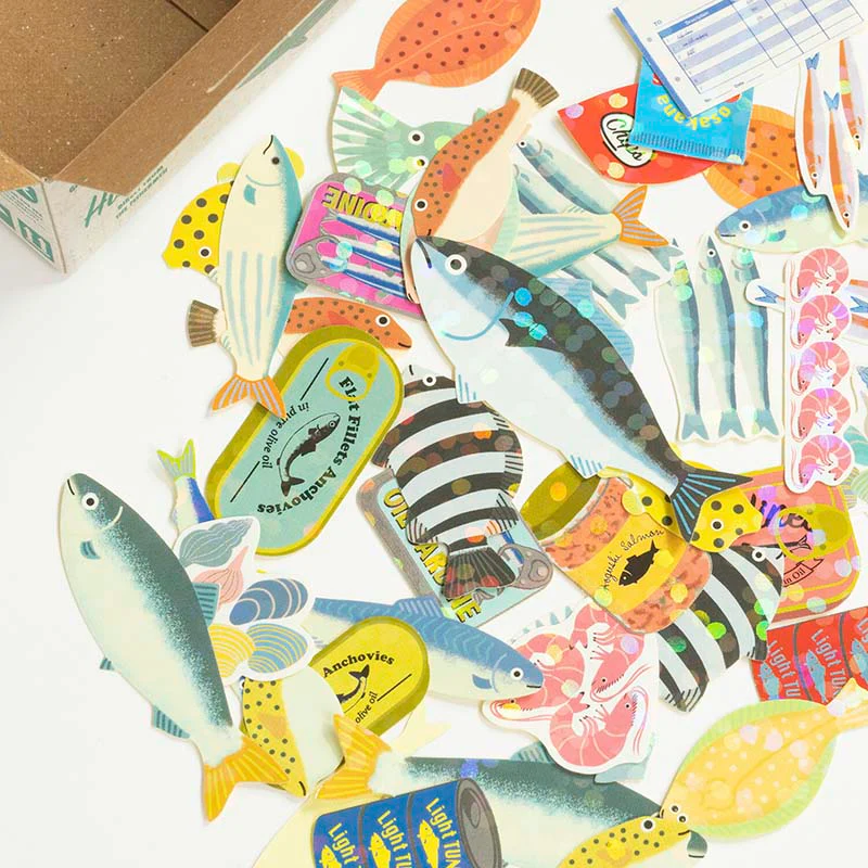 Greeting Life | Caja de Pegatinas Haco Fish - Image 4
