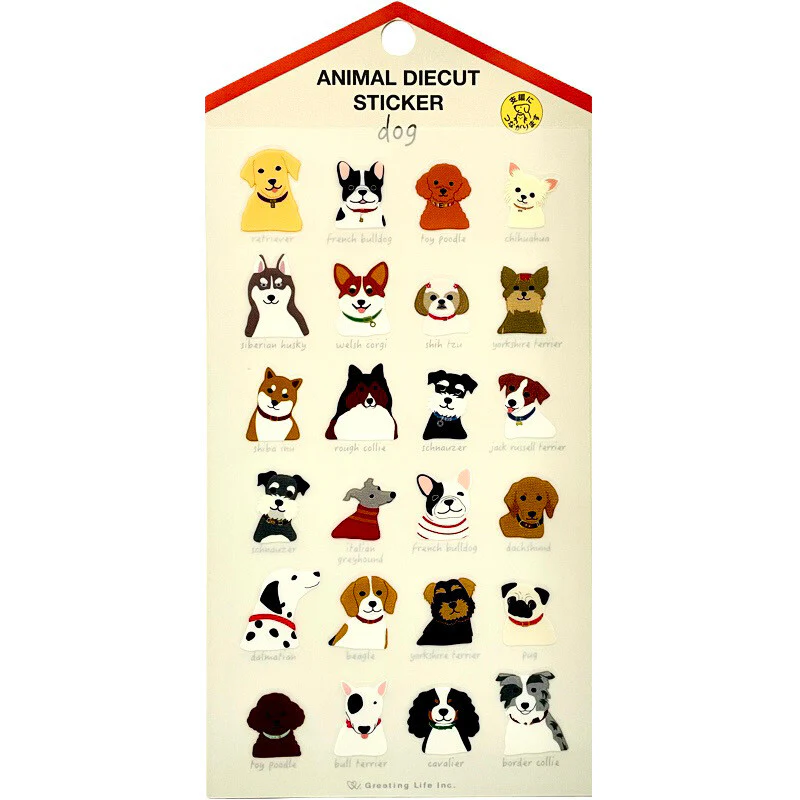 Greeting Life | Pegatinas Animal Die-Cut Dog