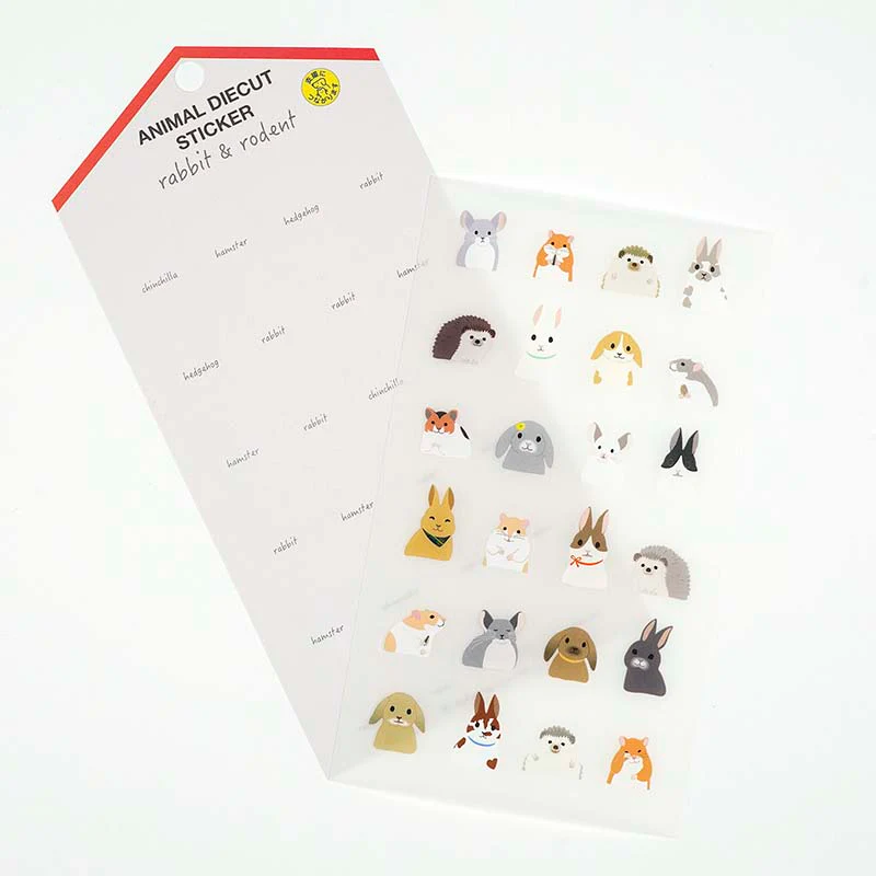 Greeting Life | Pegatinas Animal Die-Cut Rabbit and Rodent - Image 3