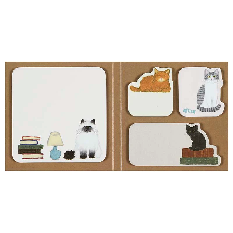Greeting Life | Set de Notas Adhesivas Animal Die-Cut Cat