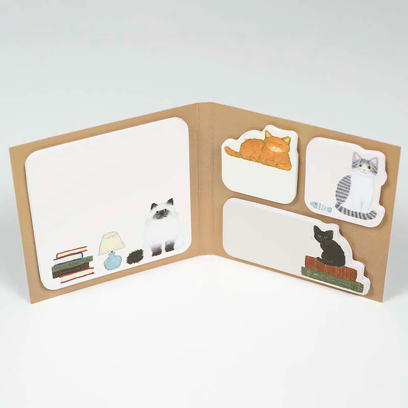 Greeting Life | Set de Notas Adhesivas Animal Die-Cut Cat - Image 3