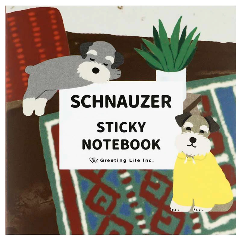 Greeting Life | Set de Notas Adhesivas Animal Die-Cut Schnauzer - Image 4