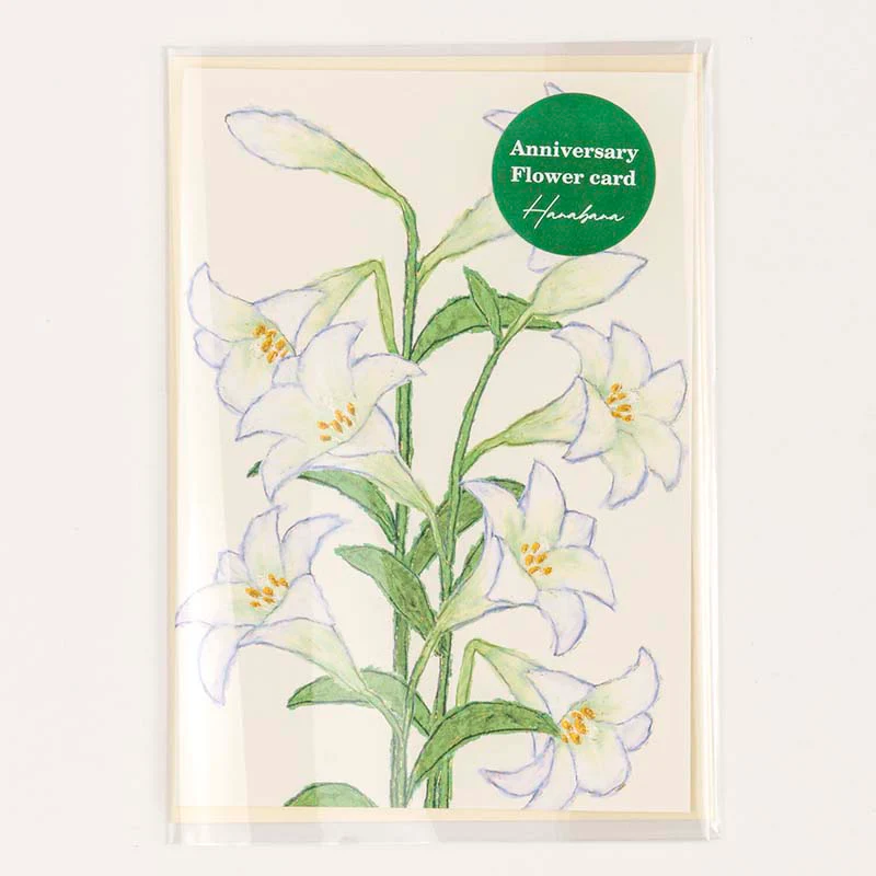 Greeting Life | Tarjeta de Felicitación Anniversary Flower Lily
