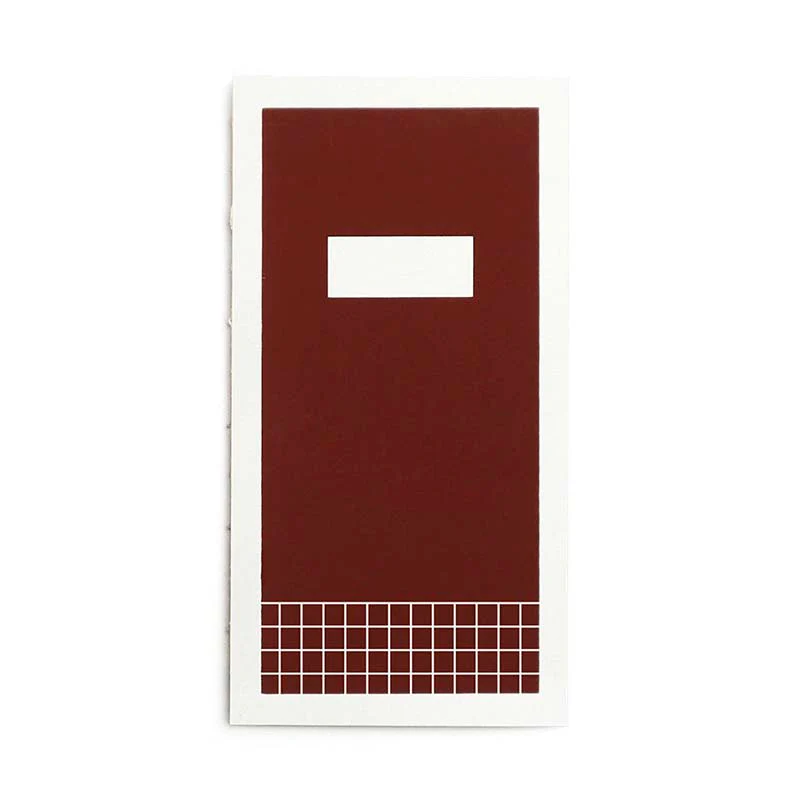 Hanaduri | Cuaderno Hanji Book Travel Brown (Cuadros)