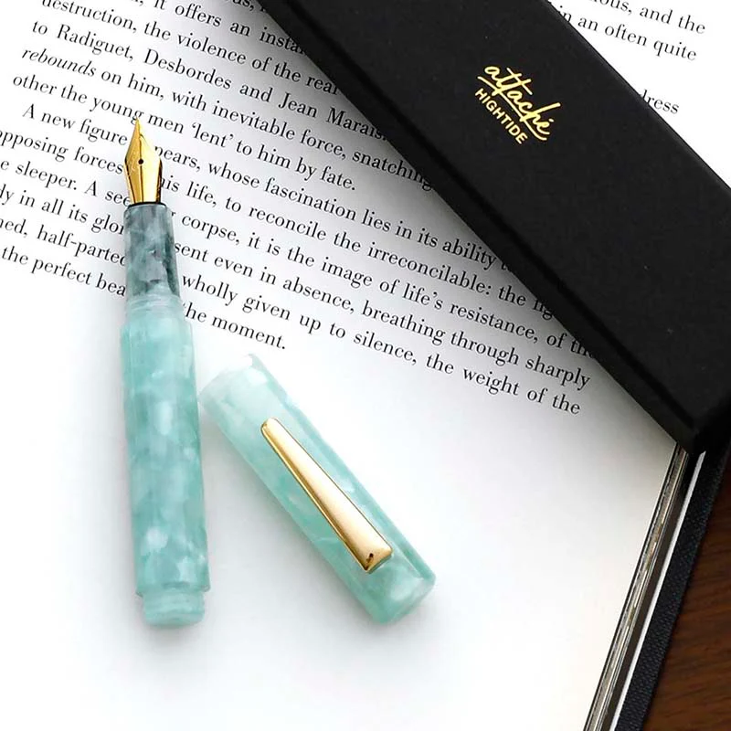 Hightide | Pluma Estilográfica Marbled Attaché Mint (F) - Image 3
