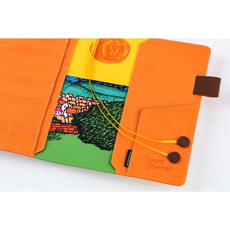 Hobonichi | Agenda Hobonichi Cousin A5 100%ORANGE: Where’s the Squirrel Going 2026 - Image 7