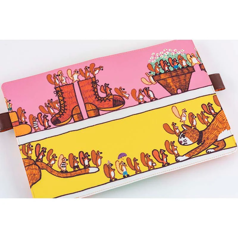 Hobonichi | Agenda Hobonichi Cousin A5 100%ORANGE: Where’s the Squirrel Going 2026 - Image 8