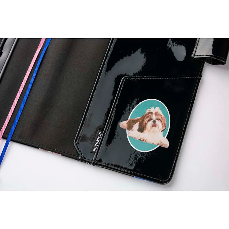 Hobonichi | Agenda Hobonichi Cousin A5 Candy Stripper: Random Dog & Cat (Black) 2026 - Image 6