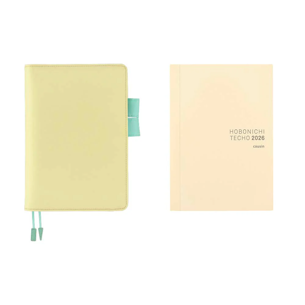 Hobonichi | Agenda Hobonichi Cousin A5 Colors Chamomile Mint 2026 - Image 10