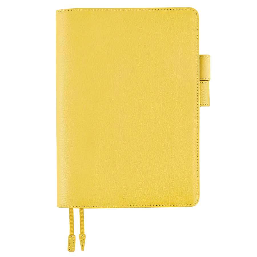 Hobonichi | Agenda Hobonichi Cousin A5 Leather: Brilliant Yellow 2026