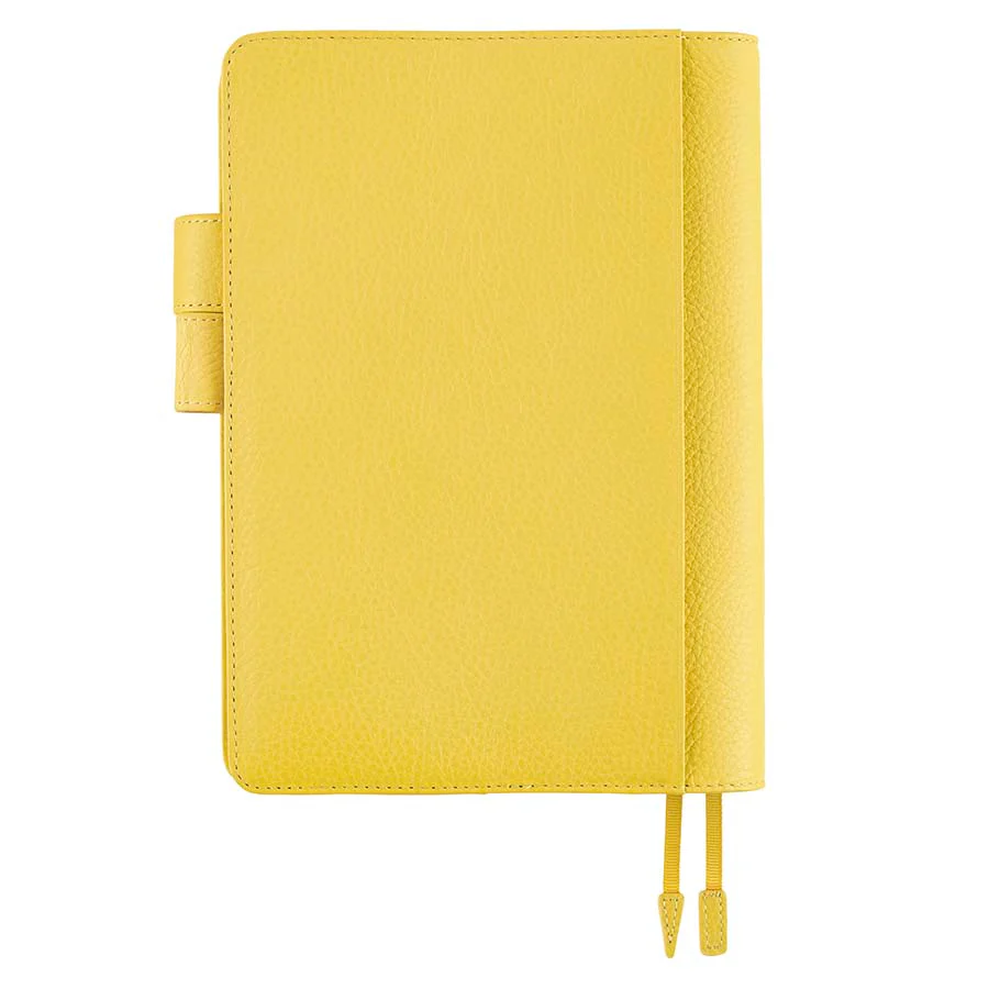 Hobonichi | Agenda Hobonichi Cousin A5 Leather: Brilliant Yellow 2026 - Image 3