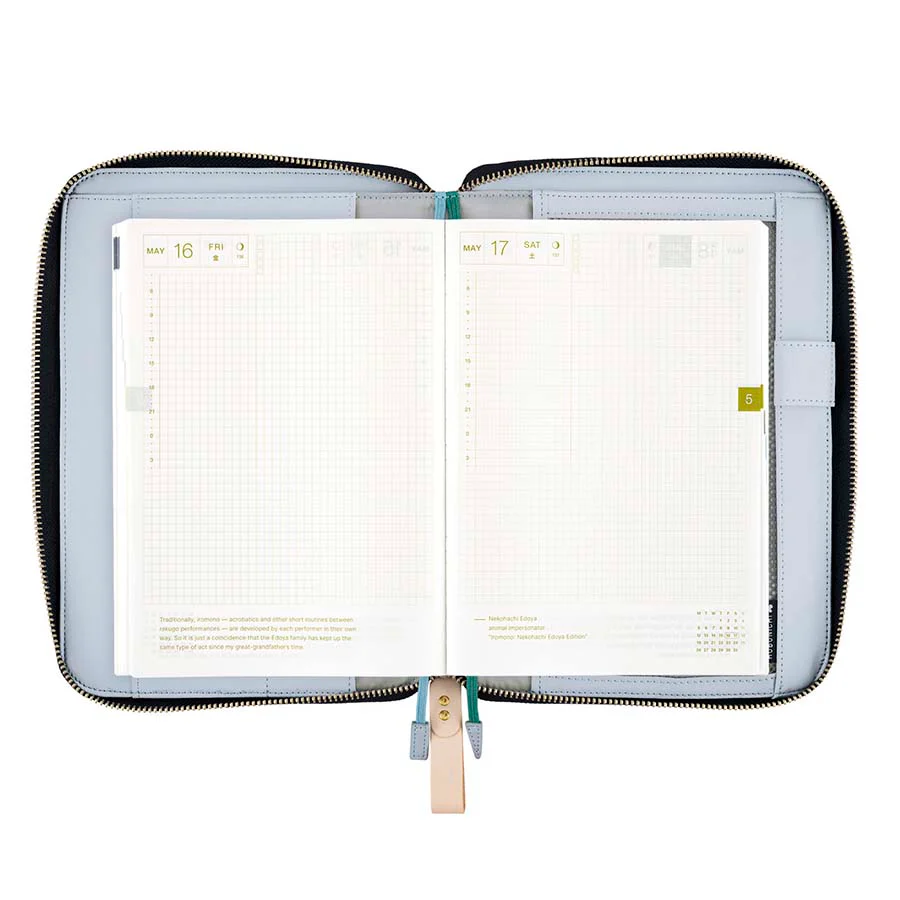 Hobonichi | Agenda Hobonichi Cousin A5 Mina Perhonen: Pomppia (Light Blue) 2026 - Image 7