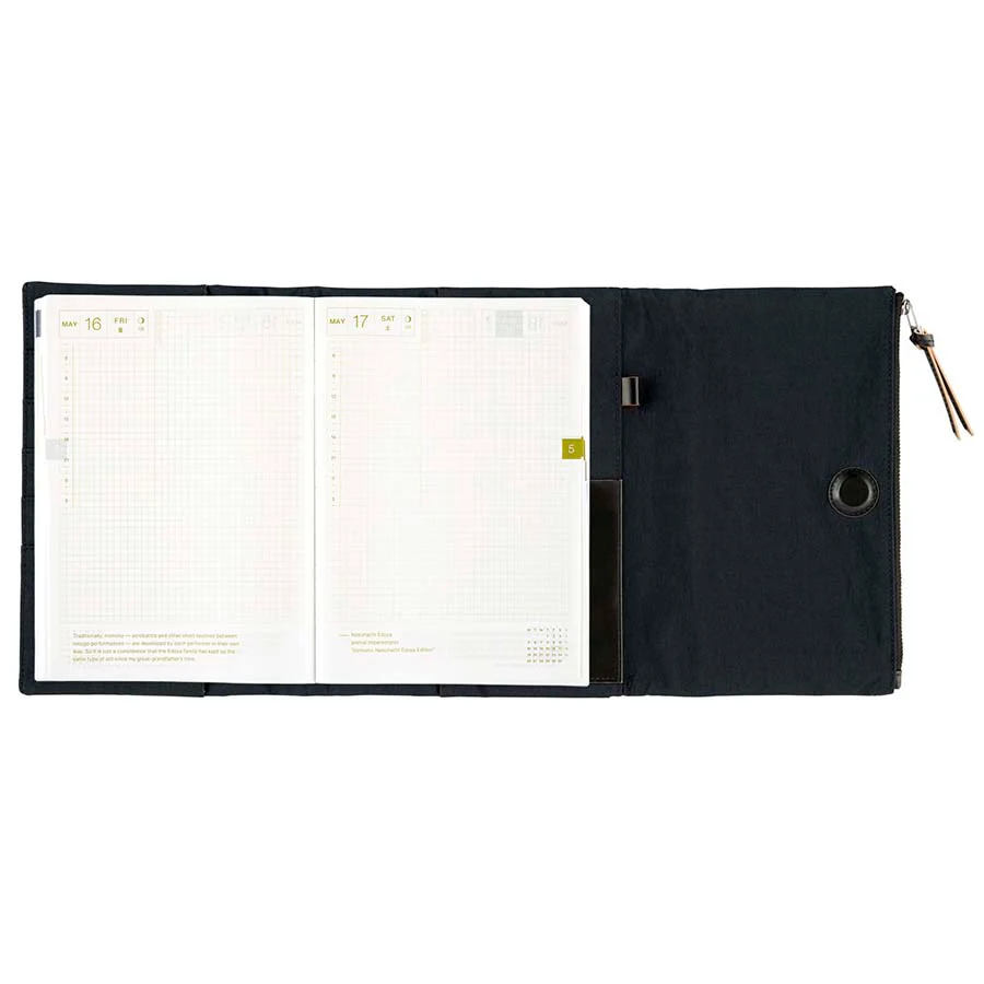 Hobonichi | Agenda Hobonichi Cousin A5 Tragen (Black) 2026 - Image 6