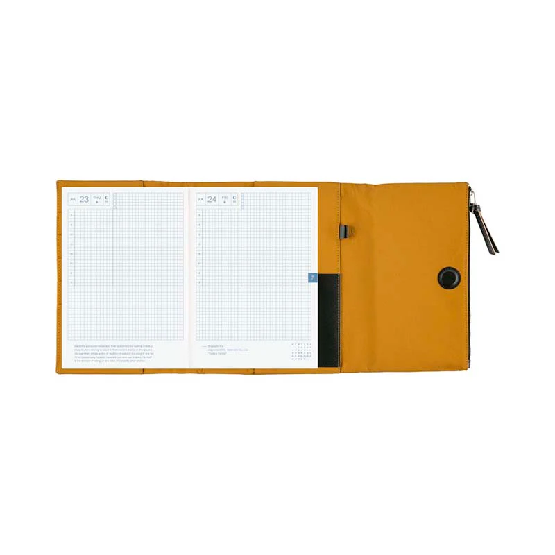 Hobonichi | Agenda Hobonichi Cousin A5 Tragen: Mustard 2026 - Image 10
