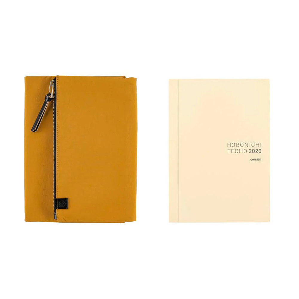 Hobonichi | Agenda Hobonichi Cousin A5 Tragen: Mustard 2026 - Image 13
