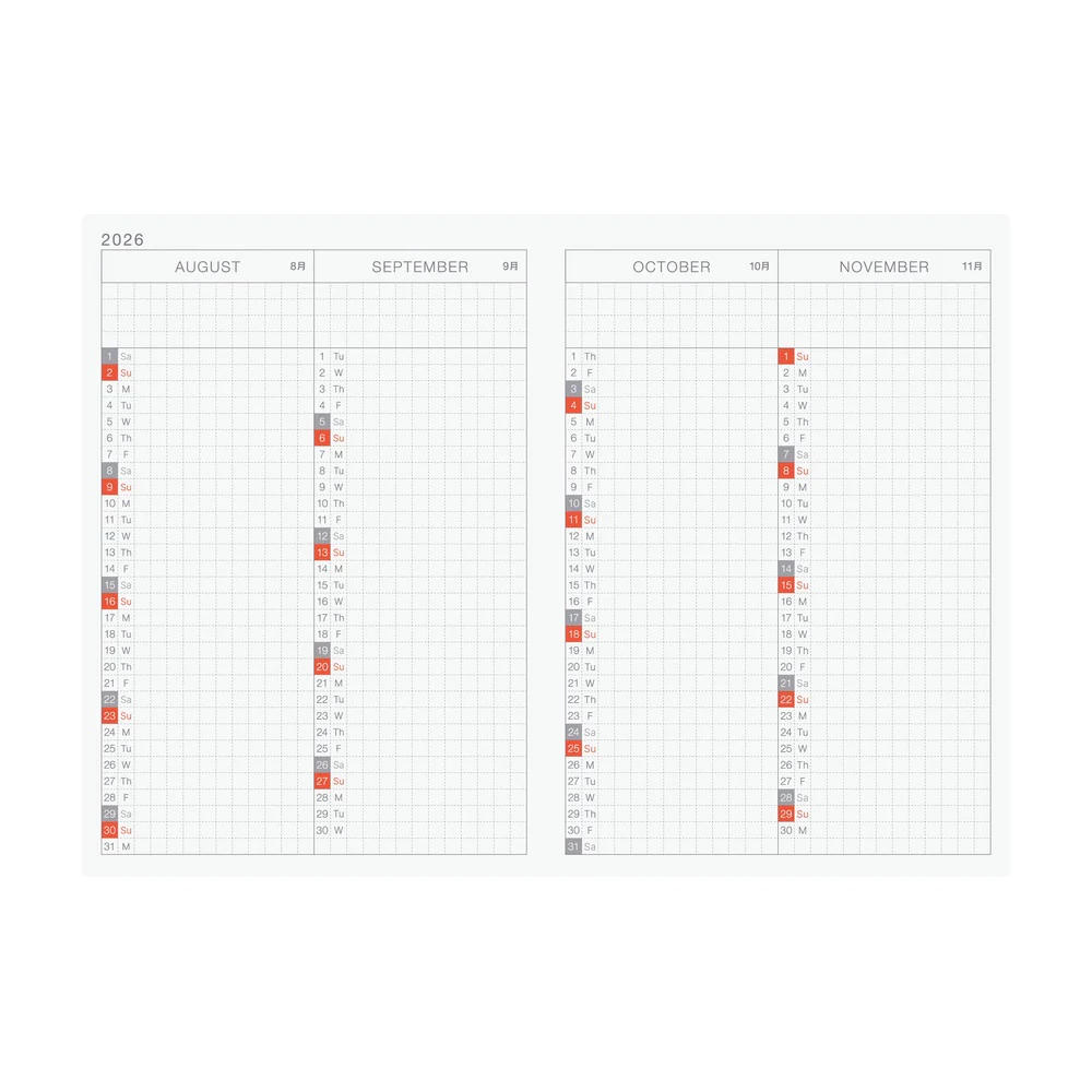 Hobonichi | Agenda Hobonichi HON A6 Virginia Lee Burton: The Little House 2026 - Image 12