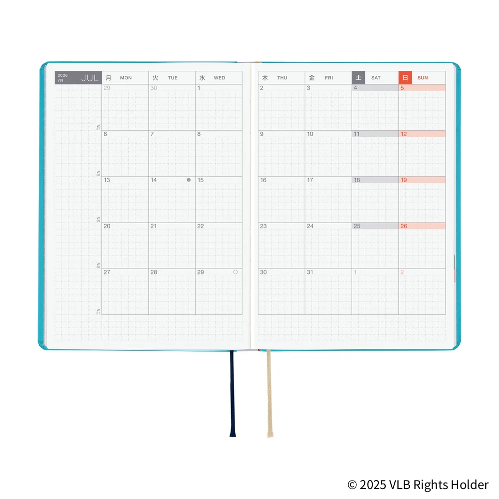Hobonichi | Agenda Hobonichi HON A6 Virginia Lee Burton: The Little House 2026 - Image 7