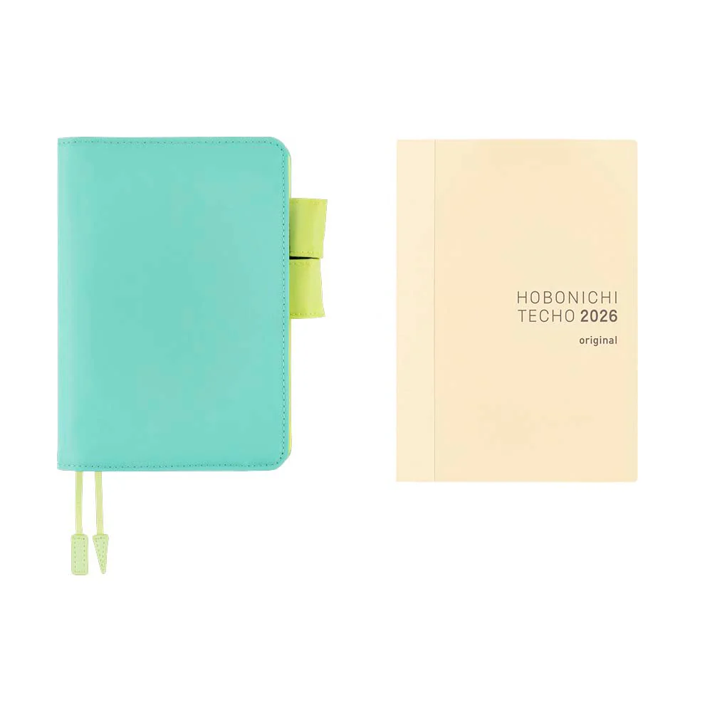 Hobonichi | Agenda Hobonichi Techo A6 Colors Aqua Lime 2026 - Image 11