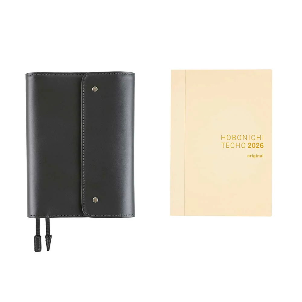 Hobonichi | Agenda Hobonichi Techo A6 Leather: Charcoal Gray 2026 - Image 10