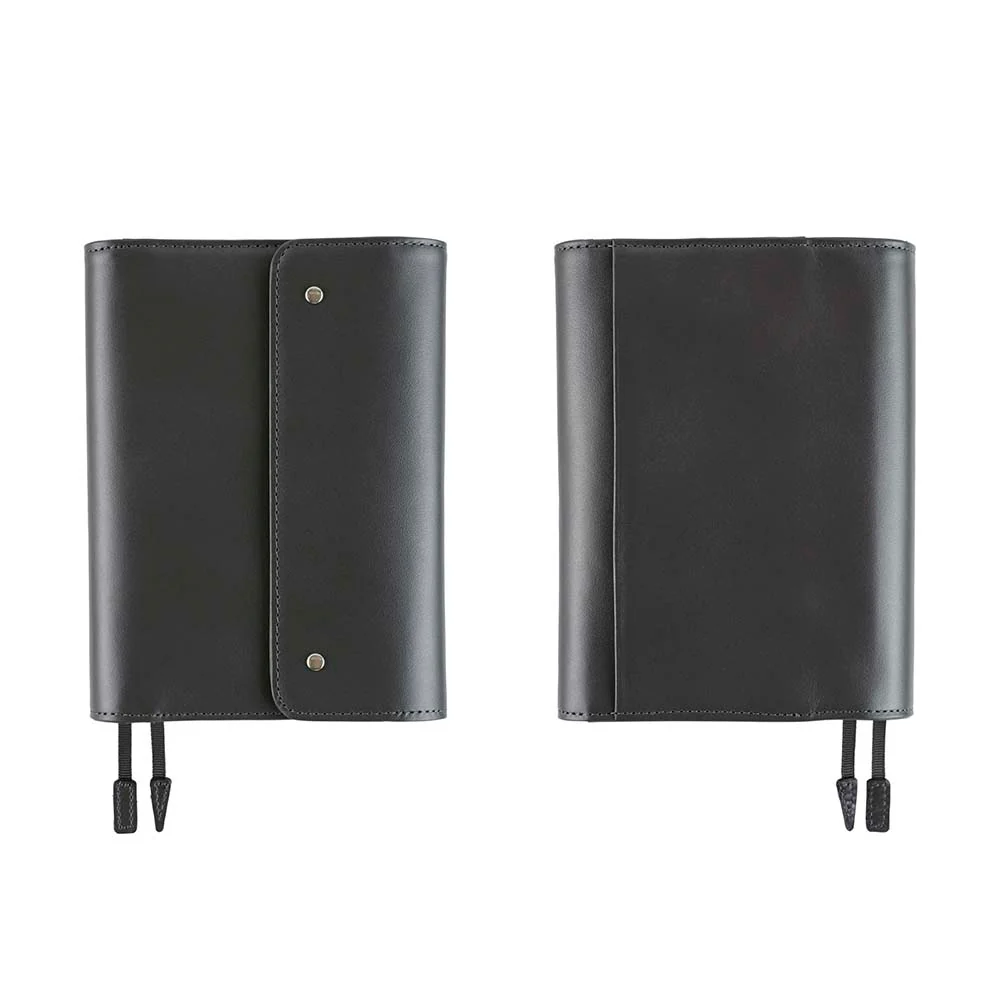 Hobonichi | Agenda Hobonichi Techo A6 Leather: Charcoal Gray 2026 - Image 2