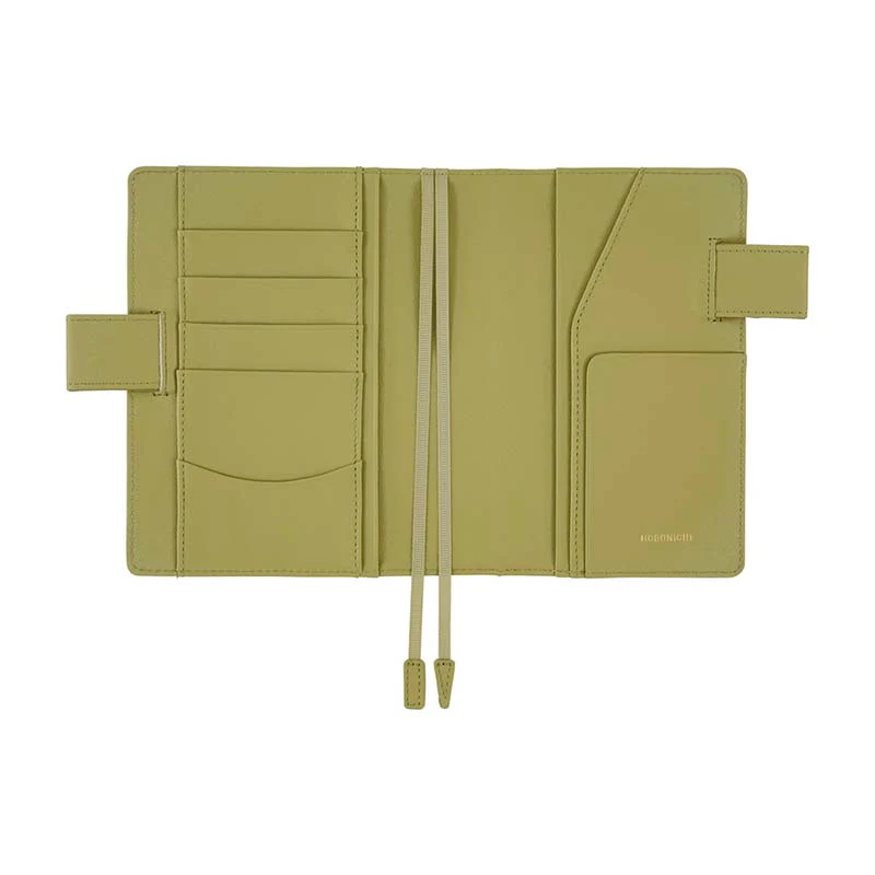 Hobonichi | Agenda Hobonichi Techo A6 Leather: Sage Green 2026 - Image 4