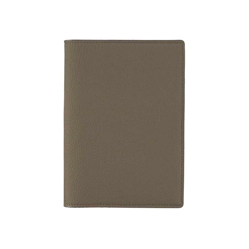 Hobonichi | Agenda Hobonichi Techo A6 Leather: Taut (Gray & Light Blue) 2026