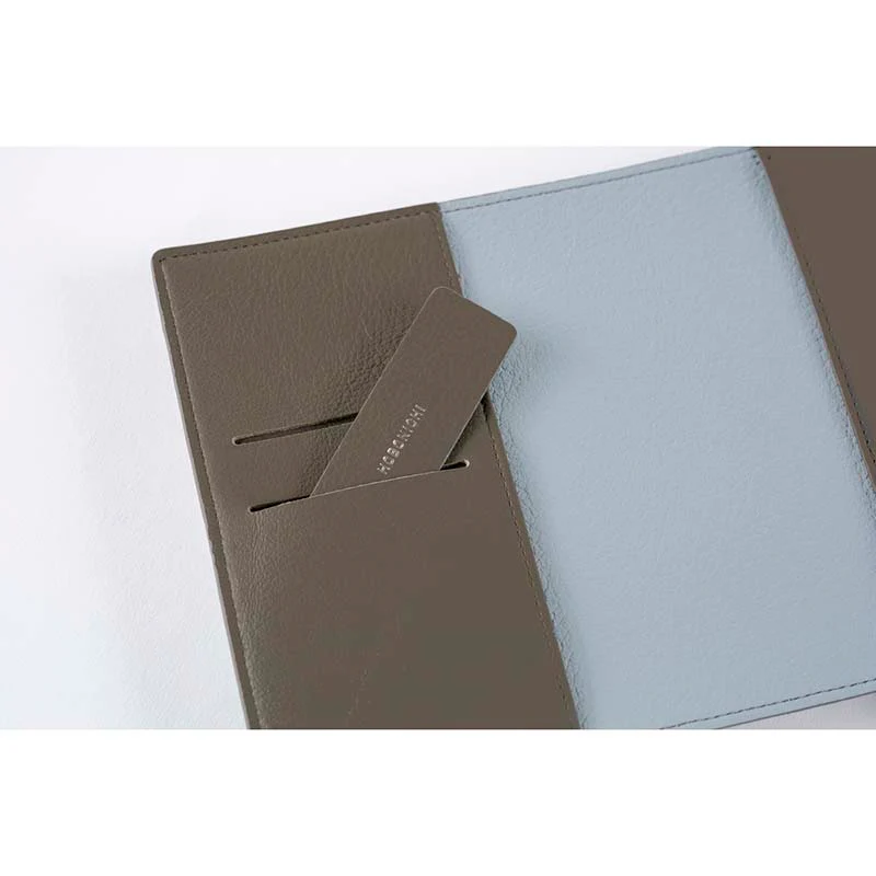 Hobonichi | Agenda Hobonichi Techo A6 Leather: Taut (Gray & Light Blue) 2026 - Image 7