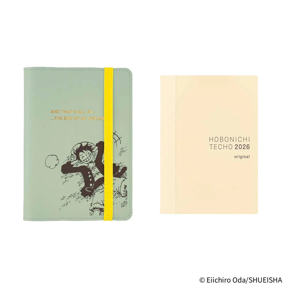 Hobonichi | Agenda Hobonichi Techo A6 ONE PIECE magazine: End of Luffy’s Dream (Mint Green) 2026 - Image 2