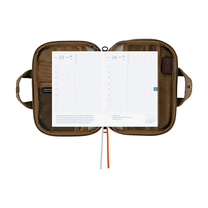 Hobonichi | Agenda Hobonichi Techo A6 POTR: Stroll (Light Brown) 2026 - Image 10