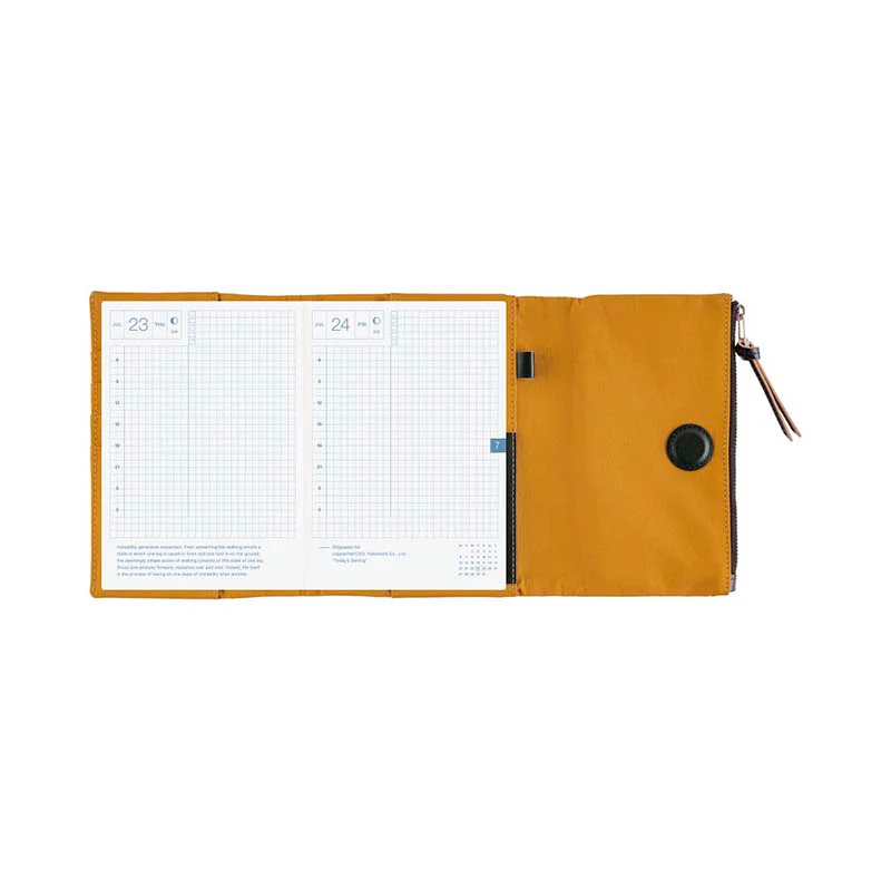 Hobonichi | Agenda Hobonichi Techo A6 Tragen: Mustard 2026 - Image 10