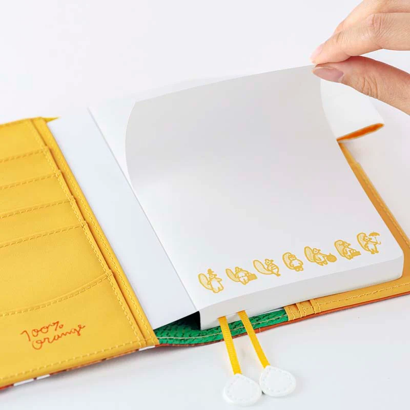 Hobonichi | Bloc De Notas Hobonichi Papers 100%ORANGE: Squirrel Appears - Image 4