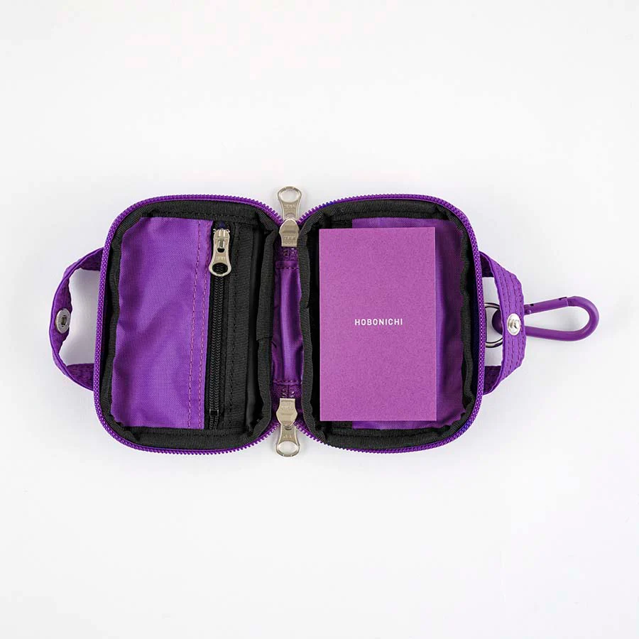 Hobonichi | Estuche Mini POTR: Mini Wallet - Stroll Jr. (Purple) - Image 3