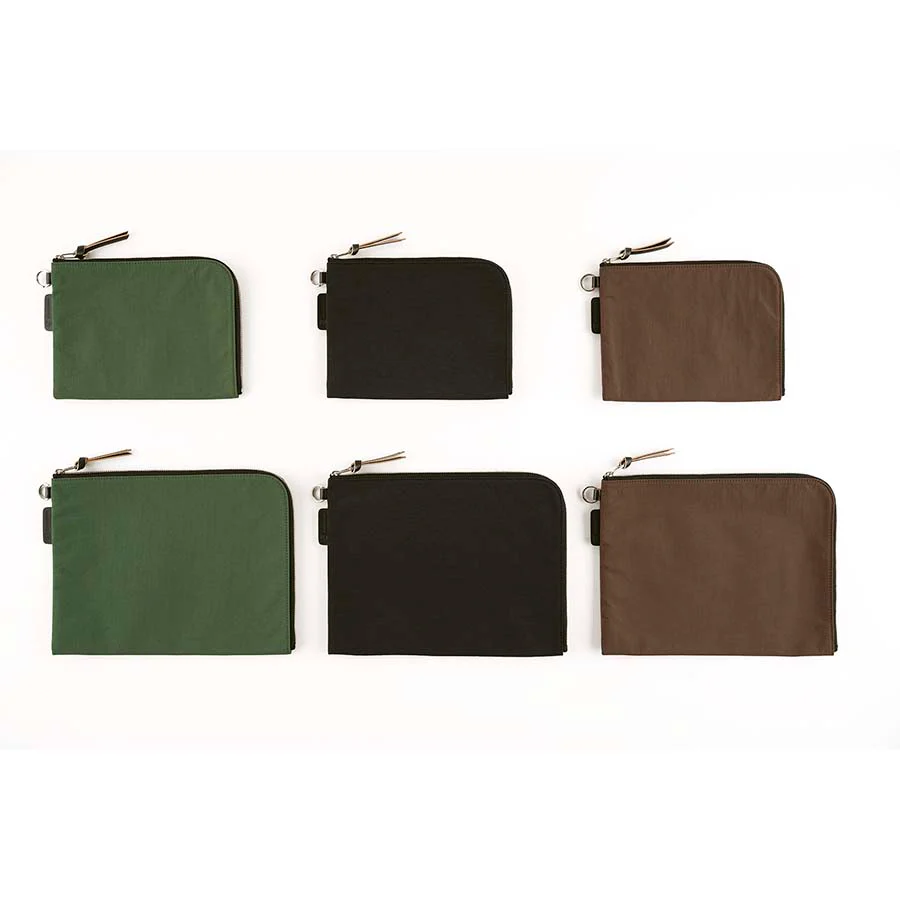 Hobonichi | Estuche Tragen Flat Pouch A6 Green - Image 6